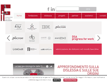 Tablet Screenshot of fondazionedislessia.org